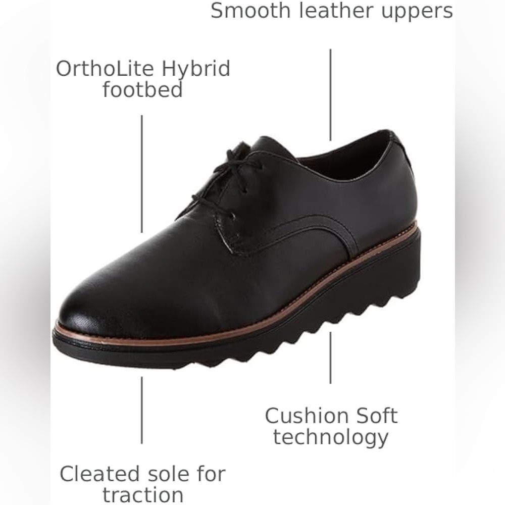 Clark’s Sharon oxford women’s shoe 8